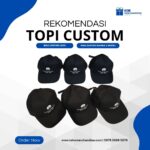 Topi Custom Logo – Topi Promosi Berkualitas untuk Souvenir & Merchandise Perusahaan