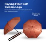 Payung Fibergolf Custom Logo: Payung Premium dengan Rangka Kuat untuk Branding Perusahaan