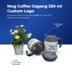 Mug Coffee Gagang 350 ml Custom Logo