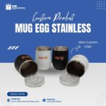 Mug Egg Stainless Custom Logo: Merchandise Premium dengan Desain Modern dan Elegan