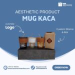 Mug Kaca Custom Logo: Merchandise Estetik untuk Branding yang Lebih Premium