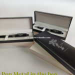 Pen Metal in The Box Custom Logo: Corporate Gift Elegan untuk Branding Profesional