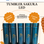 Tumbler Sakura LED Custom Ukuran dan Logo: Merchandise Premium dengan Teknologi Modern