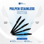Pulpen Stainless Custom Logo: Merchandise Elegan yang Selalu Dibawa ke Mana Saja