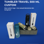 Tumbler Travel 500 ml Custom: Merchandise Modern untuk Promosi Perusahaan