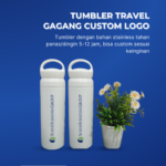 Tumbler Travel Gagang Custom Logo: Merchandise Praktis untuk Aktivitas Harian