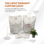 Tas Lipat Parasut Custom Logo: Souvenir Praktis dan Eksklusif untuk Berbagai Kebutuhan