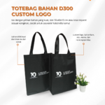 Totebag Bahan D300 Custom Logo: Pilihan Tas Kuat, Eksklusif, dan Profesional untuk Souvenir Hotel & Villa