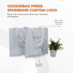 Goodie Bag Press Spunbond Custom Logo: Pilihan Praktis, Elegan, dan Efektif untuk Branding Perusahaan