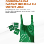 Goodiebag Lipat Parasut Size 30×40 cm Custom Logo