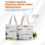 Totebag Kanvas Premium: Tampil Lebih Profesional di Setiap Event Perusahaan Anda