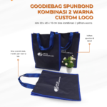 Goodiebag Spunbond Kombinasi 2 Warna Custom Logo: Souvenir Praktis dan Menarik untuk Perusahaan