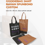 Goodiebag Jahit Bahan Spunbond Custom