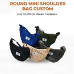 Round Mini Shoulder Bag Custom