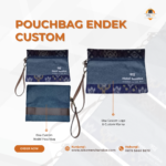 Pouchbag Endek Custom: Merchandise Etnik Modern & Casual