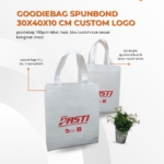 Goodiebag Spunbond 30x40x10 cm Custom Logo: Tas Promosi Kuat dan Bisa Custom Sesuai Kebutuhan