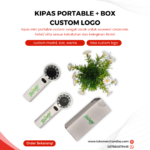 Kipas Portable + Box Custom Logo: Merchandise Premium yang Modern dan Berkesan