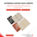Notebook Custom Logo & Design: Merchandise Profesional untuk Branding Perusahaan