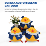 Boneka Custom Desain dan Logo: Souvenir Unik untuk Event & Corporate