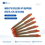 Pulpen Recycled Paper Custom Logo: Merchandise Ramah Lingkungan untuk Promosi Berkelanjutan