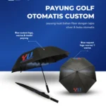 Payung Golf Otomatis Custom Logo: Merchandise Premium untuk Corporate Gift dan Promosi Perusahaan