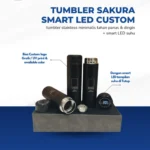 Tumbler Sakura Smart LED Custom: Pilihan Merchandise Canggih & Modern untuk Brand Anda