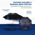 Payung Gagang J Rangka Besi Custom: Payung Promosi Kokoh untuk Branding Perusahaan