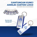 Gantungan Kunci Akrilik Custom Logo: Media Promosi & Identitas Praktis untuk Bisnis Anda
