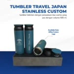 Tumbler Travel Japan Stainless Custom: Sentuhan Elegan Dua Warna untuk Branding Masa Kini