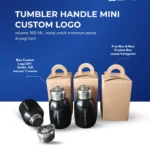 Tumbler Handle Mini Custom Logo: Praktis, Ringkas, & Pas untuk Teman Minum Pagi Hari