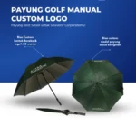 Payung Golf Manual Custom Logo: Payung Best Seller untuk Souvenir Corporate Anda