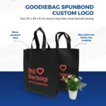 Goodiebag Spunbond Custom Logo 35 x 45 x 8 cm: Tas Promosi Berkualitas untuk Seminar & Corporate Gift