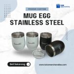 Mug Egg Stainless Steel Custom Logo: Souvenir Elegan untuk Branding Perusahaan
