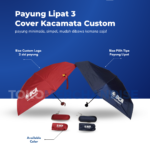 Payung Lipat 3 Cover Kacamata Custom: Unik, Minimalis, dan Praktis untuk Korporat Anda