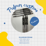Pulpen Custom Logo: Merchandise Praktis untuk Branding yang Selalu Digunakan