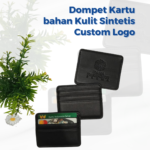 Rapi, Ramping, & Elegan: Dompet Kartu Leather Sintetis Custom Logo!
