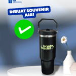 Giftset 3 in 1 Custom: Tumbler + Jam Meja + Mug dalam Satu Paket 🎁🥤⏰☕