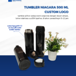 Tumbler Niagara 500 ml Custom Logo, Souvenir Praktis untuk Sehari-hari